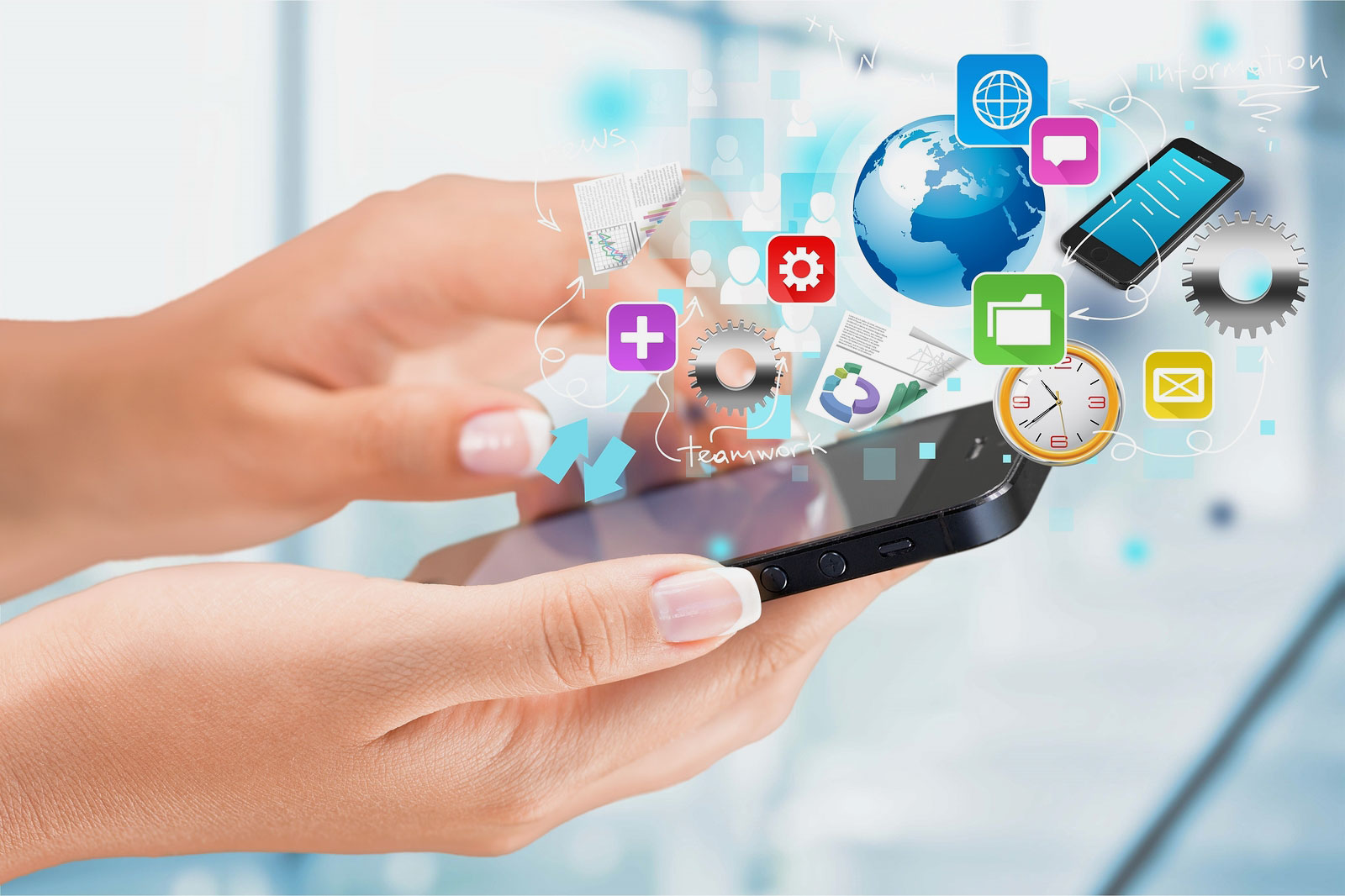 Mobile and web solutions banner
